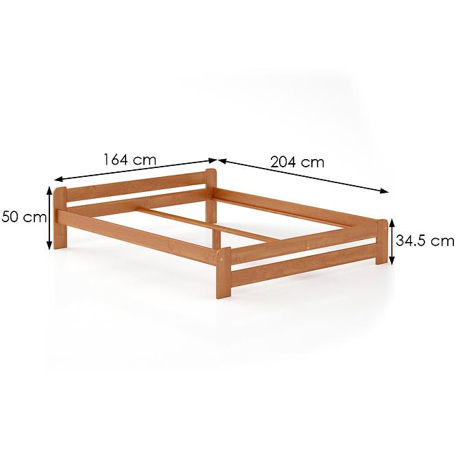 Posteľ borovica LK099–160x200 jelša