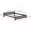 Posteľ borovica LK099–160x200 orech,2