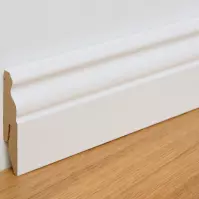 Dyhovaná lišta  LO3 15x60x2400 mm biela frez