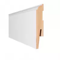 Dyhovaná lišta  LO10 15x90x2400 mm biela frez