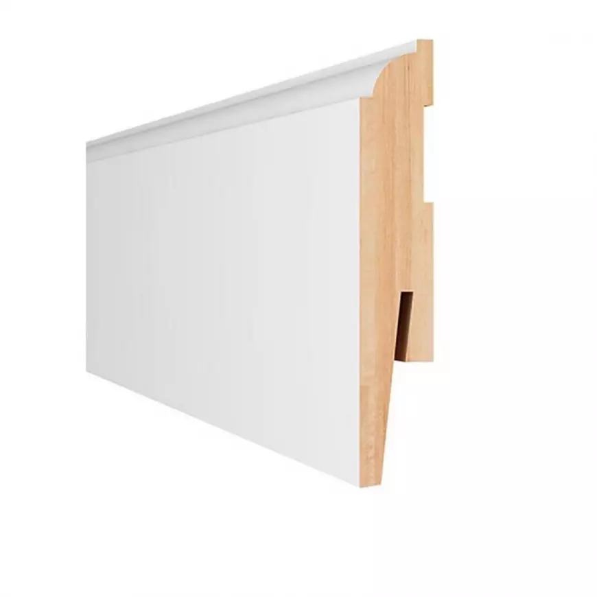 Dyhovaná lišta  LO10 15x90x2400 mm biela frez