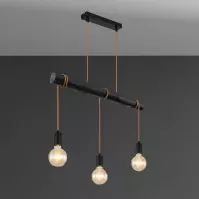 Luster 15539-3HB čierna LW3