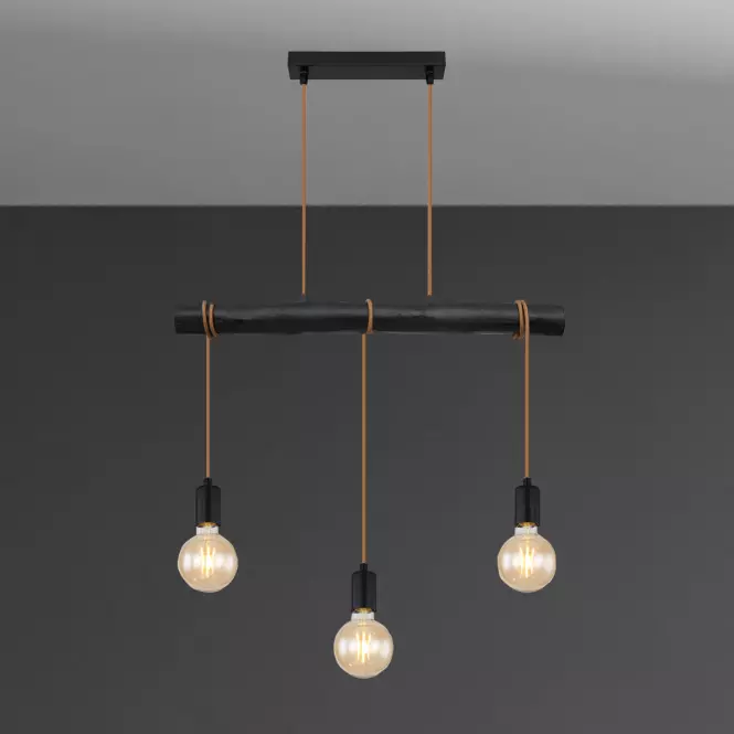 Luster 15539-3HB čierna LW3