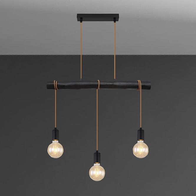 Luster 15539-3HB čierna LW3
