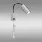 Nástenná lampa 57911W nikel K