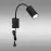Nástenná lampa 57911WB čierna K