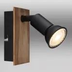 Nástenná lampa 57998-1W drevo K