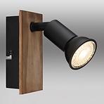 Nástenná lampa 57998-1W drevo K