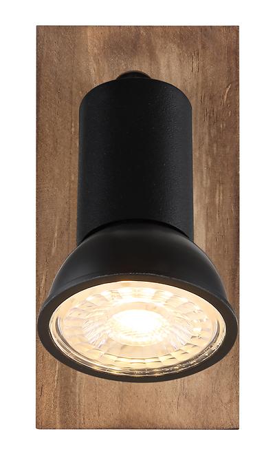 Nástenná lampa 57998-1W drevo K