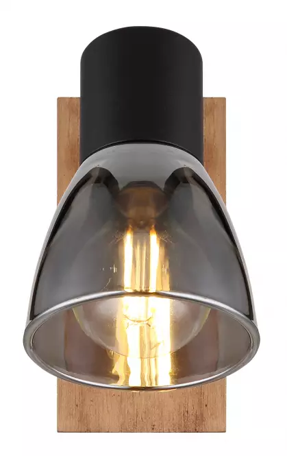 Nástenná lampa 54307-1W drevo  K