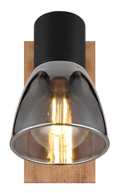 Nástenná lampa 54307-1W drevo  K