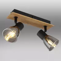Stropné bodové svietidlo  54307-2W drevo   LS2