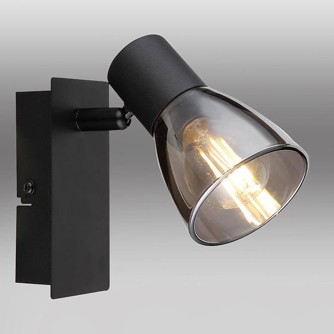 Nástenná lampa 54307-1 čierna MAT  K