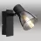 Nástenná lampa 54307-1 čierna MAT  K