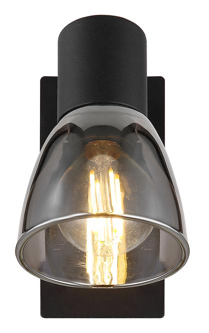 Nástenná lampa 54307-1 čierna MAT  K