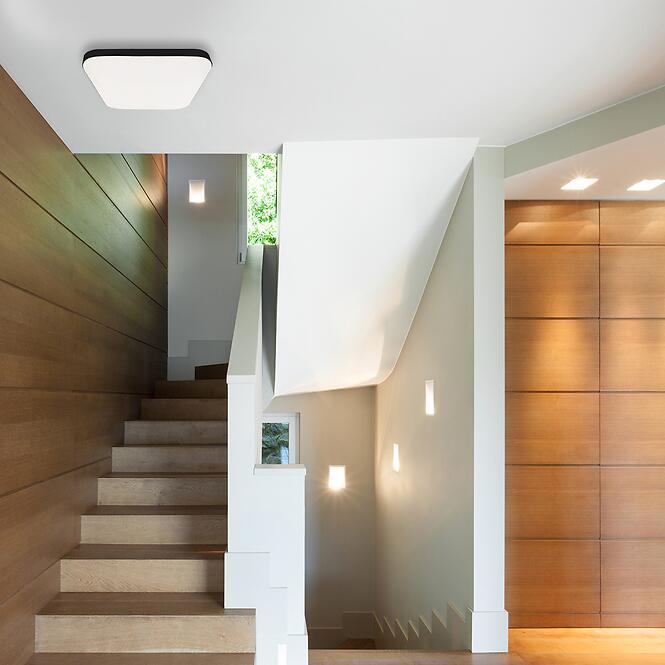 Stropné prisadené svietidlo  Avalon Black EK77860 12W KW SKY PL1,5