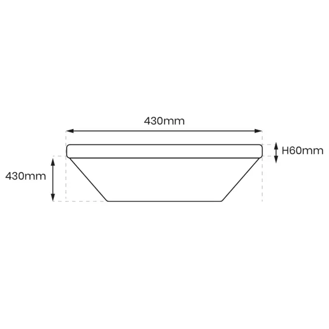 Stropné prisadené svietidlo Avalon Black EK77862 25W KW SKY PL1