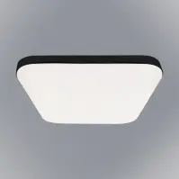 Stropné prisadené svietidlo Reno Black EK77864 18W KW PL1