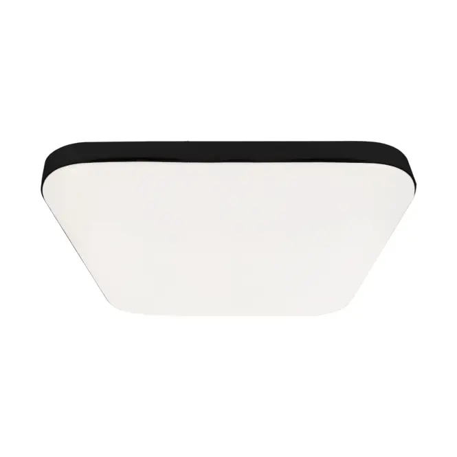 Stropné prisadené svietidlo Reno Black EK77864 18W KW PL1