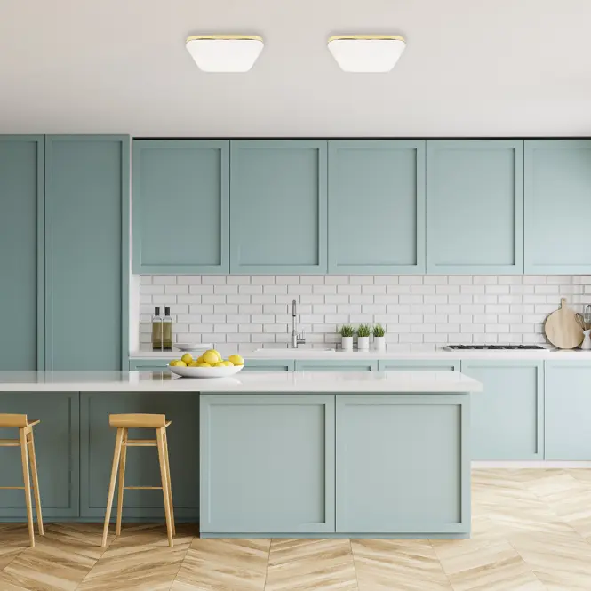 Stropné prisadené svietidlo  Reno Gold  EK77869 12W KW PL1,4