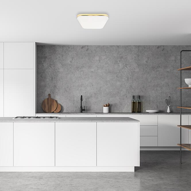 Stropné prisadené svietidlo Reno Gold EK77870 18W KW PL1