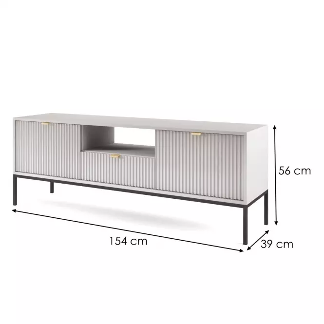 TV stolík Nova 154 sivá,2