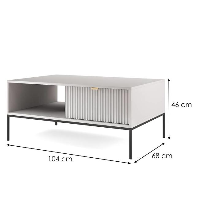 Konferenčný stolík Nova L104 sivý,2