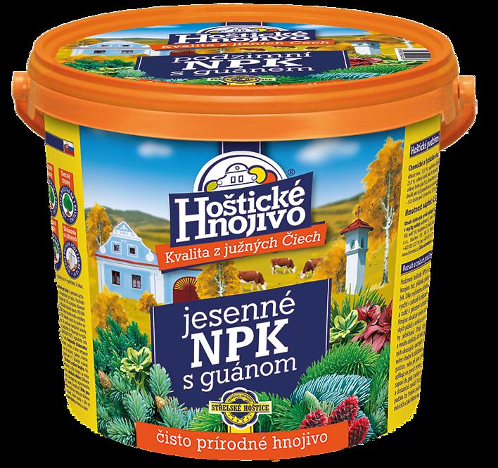 Hoštické jesenné npk s guánom - kýbel 4.5kg