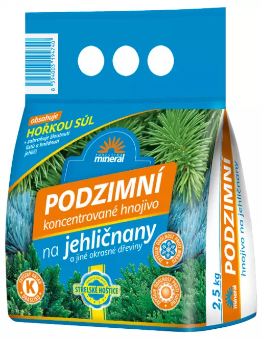 Jesenné hnojivo pre ihličnany 2.5kg