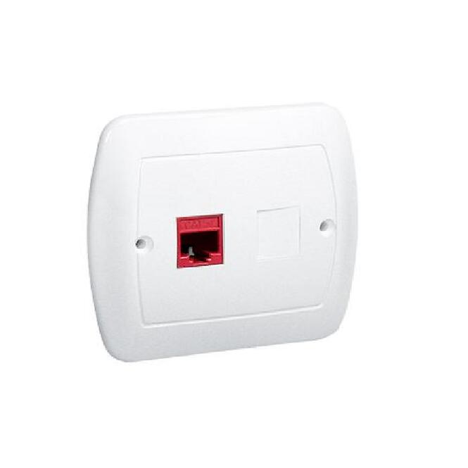 AF51/11 Počítačová zásuvka RJ45 biela