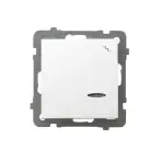 Schodiskový vypínač s osvetlením ŁP-3GS, Biely