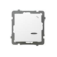 Schodiskový vypínač s osvetlením ŁP-3GS, Biely