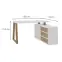 Set Iga II Písací stôl + Komoda biely/dub artisan,2