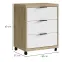 Skrinka Max dub artisan/biely,2