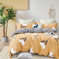 Bavlnená saténová posteľná bielizeň ALBS-M0010B 140x200
