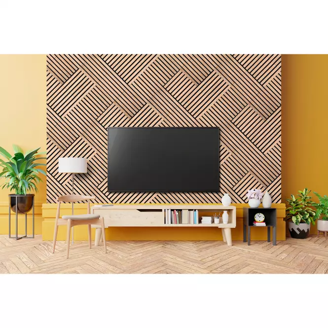 Dekoratívny obklad stien Harmonny Bright 30x30x1,4