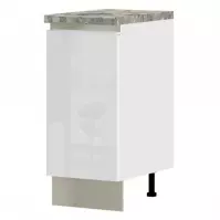 Kuchynská skrinka Infinity R-40-1K/5 Crystal White Kuchynská skrinka Infinity R-40-1K/5 Crystal White