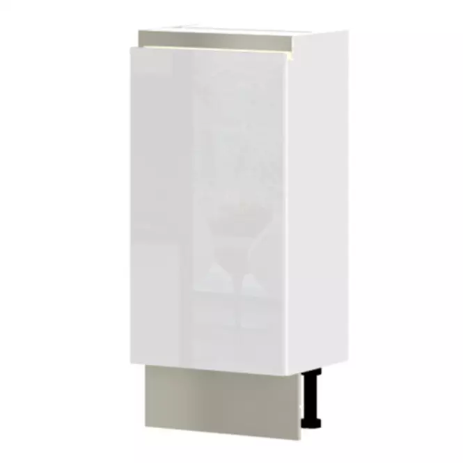 Kuchynská skrinka Infinity R3-40-1K/5 Crystal White