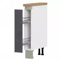 Kuchynská skrinka Infinity R-15-1K/5 Anthracite