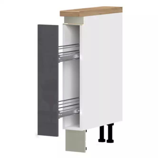 Kuchynská skrinka Infinity R-15-1K/5 Anthracite