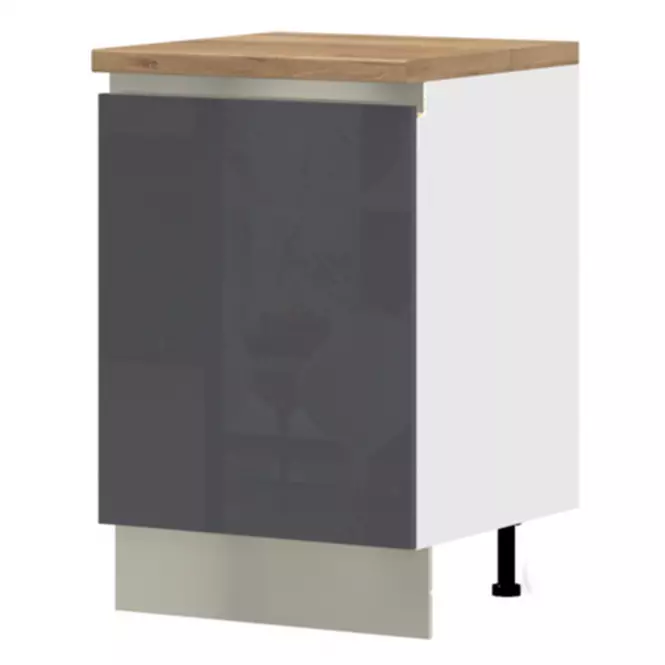 Kuchynská skrinka Infinity R-60-1K/5 Anthracite