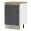 Kuchynská skrinka Infinity R-60-1K/5 Anthracite