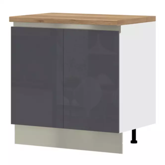 Kuchynská skrinka Infinity R-90-2K/5 Anthracite