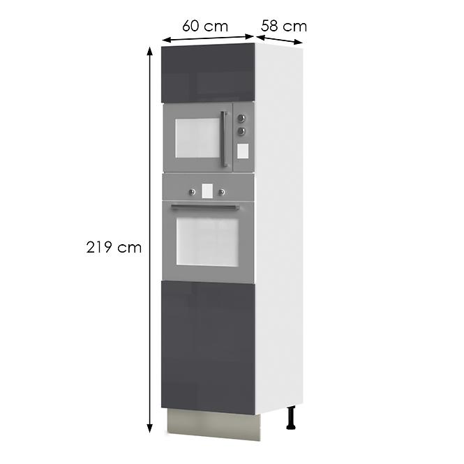 Kuchynská skrinka Infinity K21-60-RM/5 Anthracite