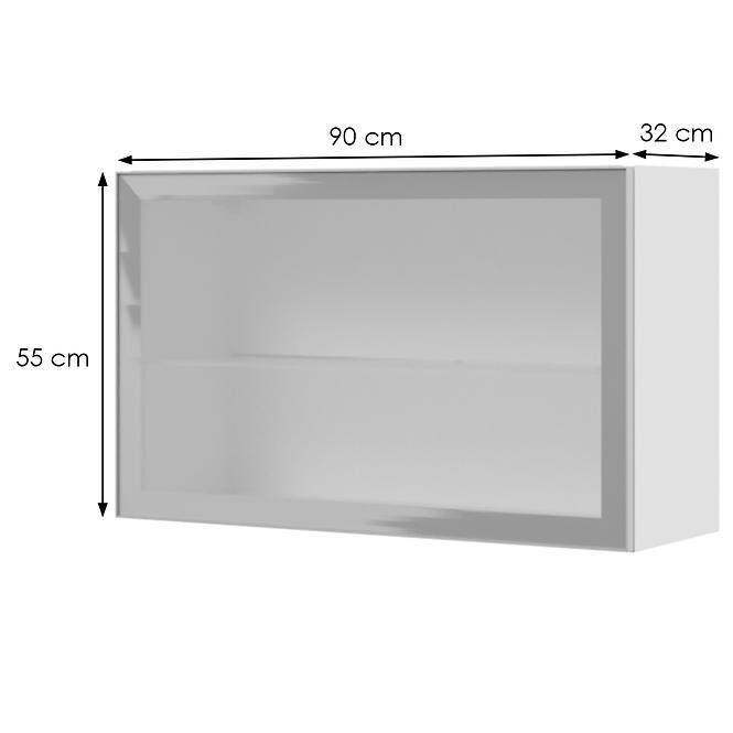 Kuchynská skrinka Infinity V5-90-1ALP/5 Crystal White