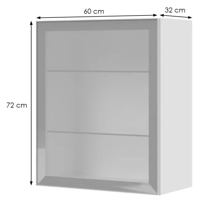 Kuchynská skrinka Infinity V7-60-1AL/5 Crystal White