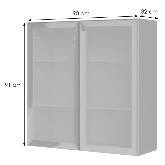 Kuchynská skrinka Infinity V9-90-2AL/5 Crystal White