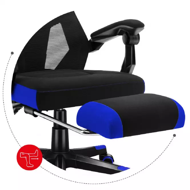 Otočné Kreslo Pre Hráča Combat 3.0 Blue New