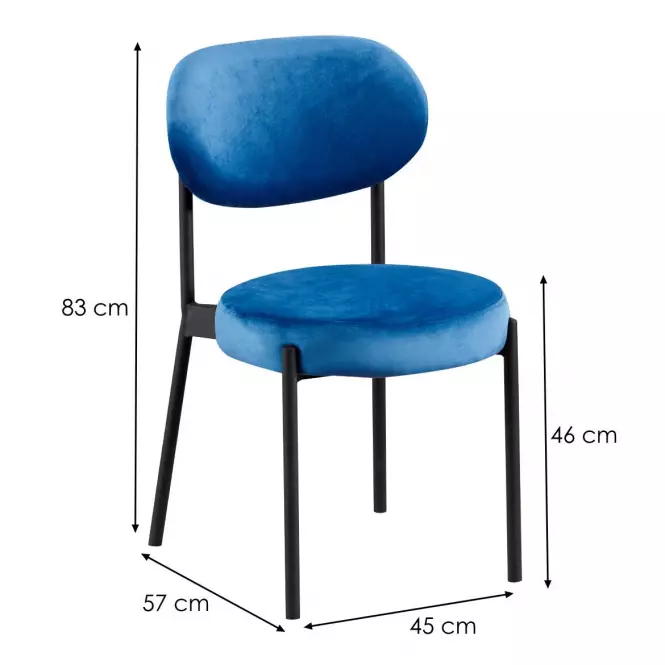 Stolička Pag Dark Blue,2
