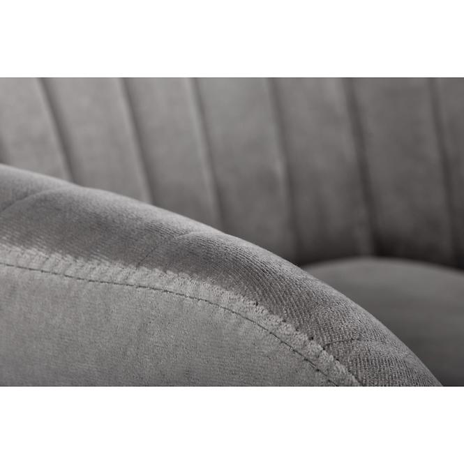 Stolička K429 Velvet/Kov Šedá